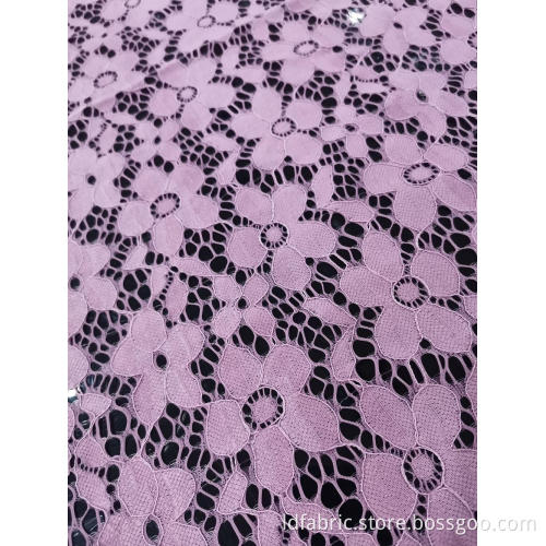 Nylon Spandex Cord Lace Stoff